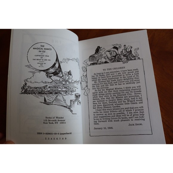 The Magical Mimics in Oz by Jack Snow Paperback Illustrated by Frank Kramer - Picture 8 of 11